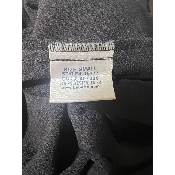 Babette of San Francisco Womens Small Knee Length Skirt Stretch Notched Hem - Picture 6 of 8